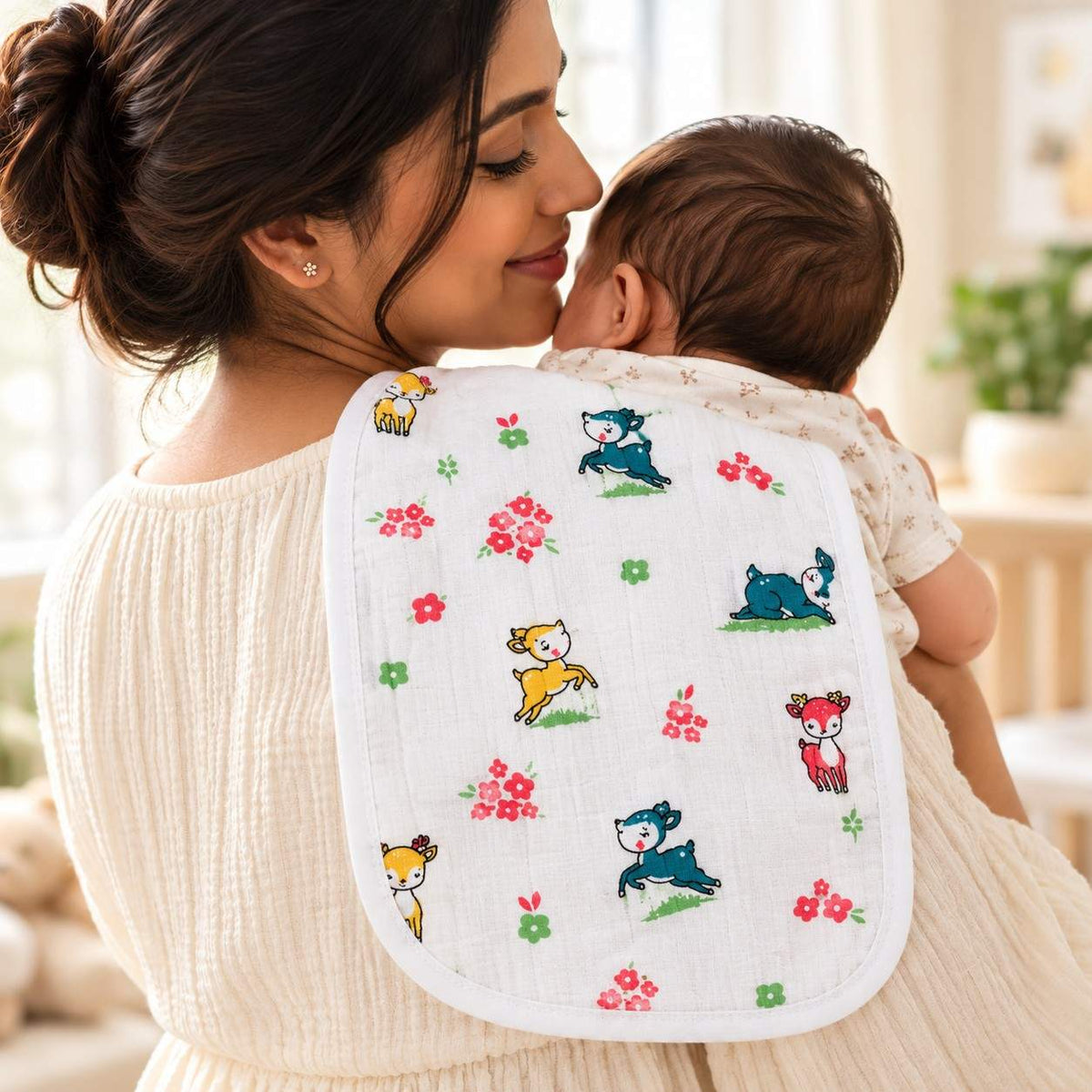 Muslin Burp Cloth - Deer