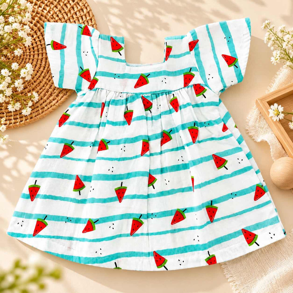 Aria watermelon frock