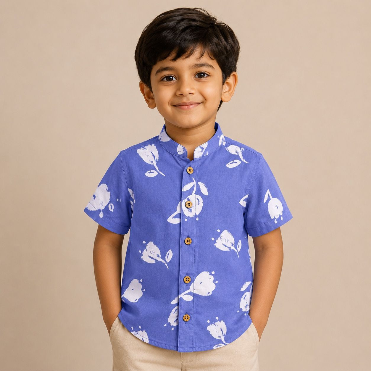 Purple White Flower - Shirt