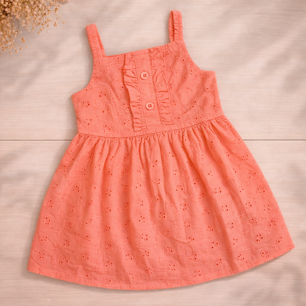 Hakoba Frock - PEACH
