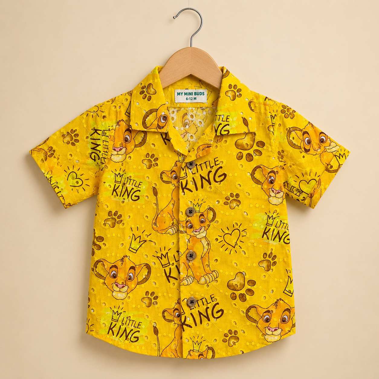 Hakoba sleeve shirt- little King