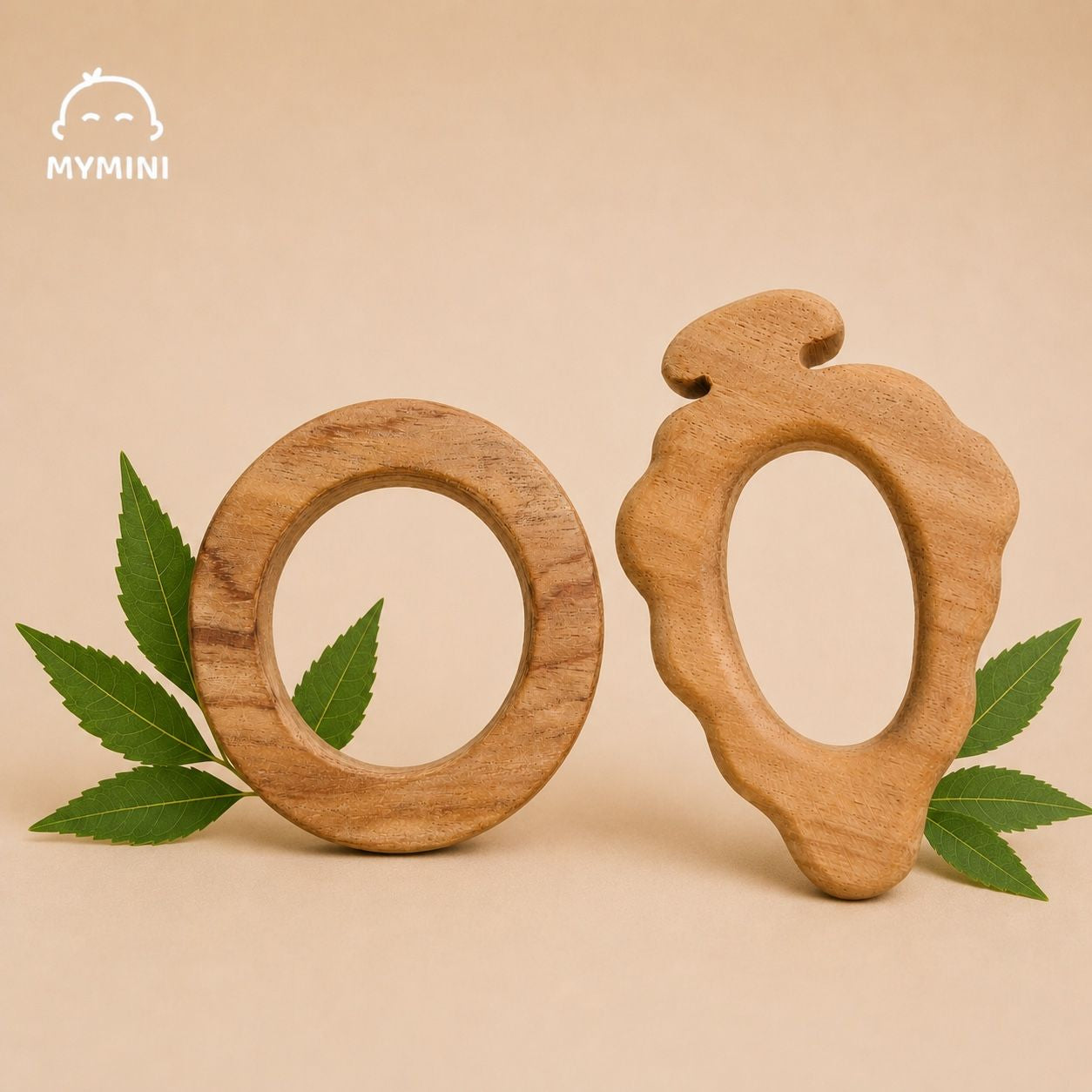Circle&grapes -Neem Wood Teether
