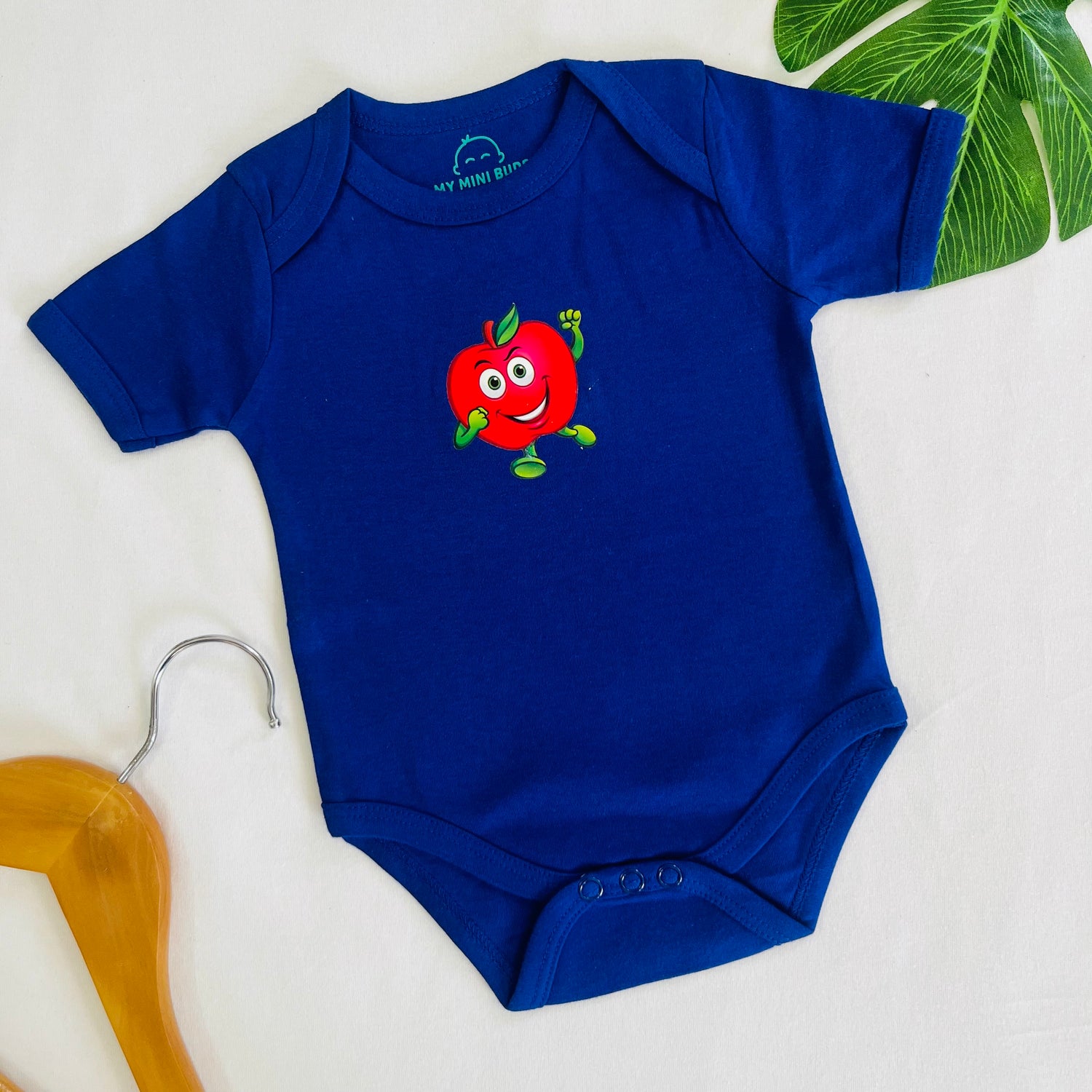 Blue Appleprint - Rompers