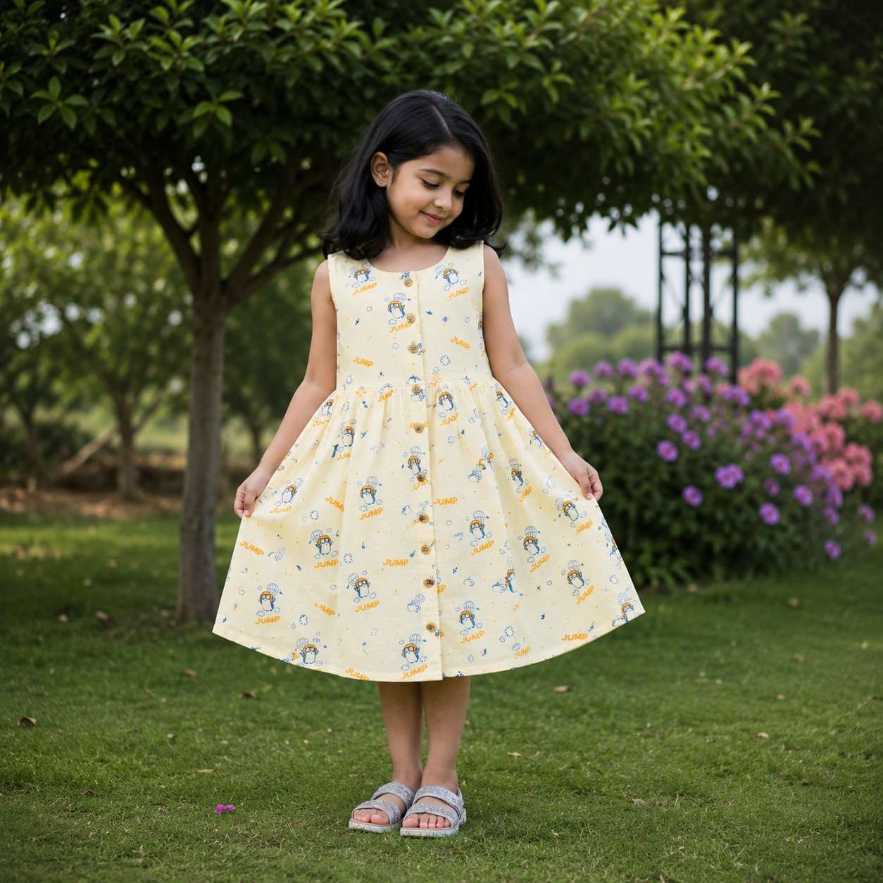 Sleeveless Frock-penquin