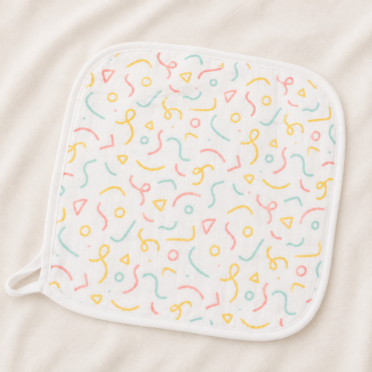 Wash Cloth- doddle pattern