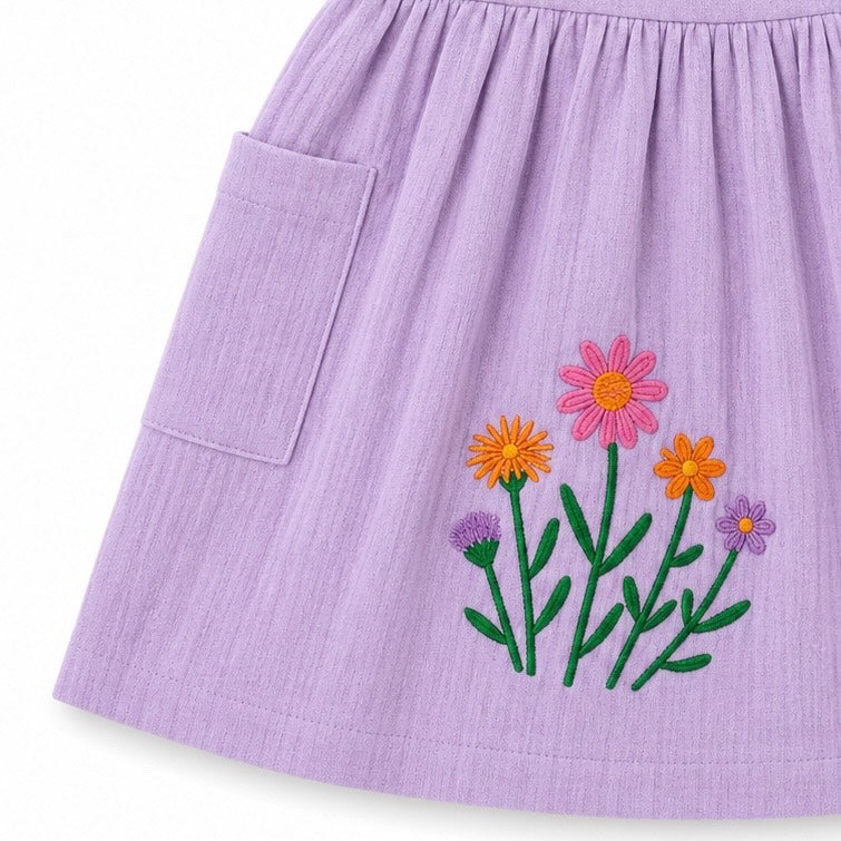 Purple  Kimono Frock