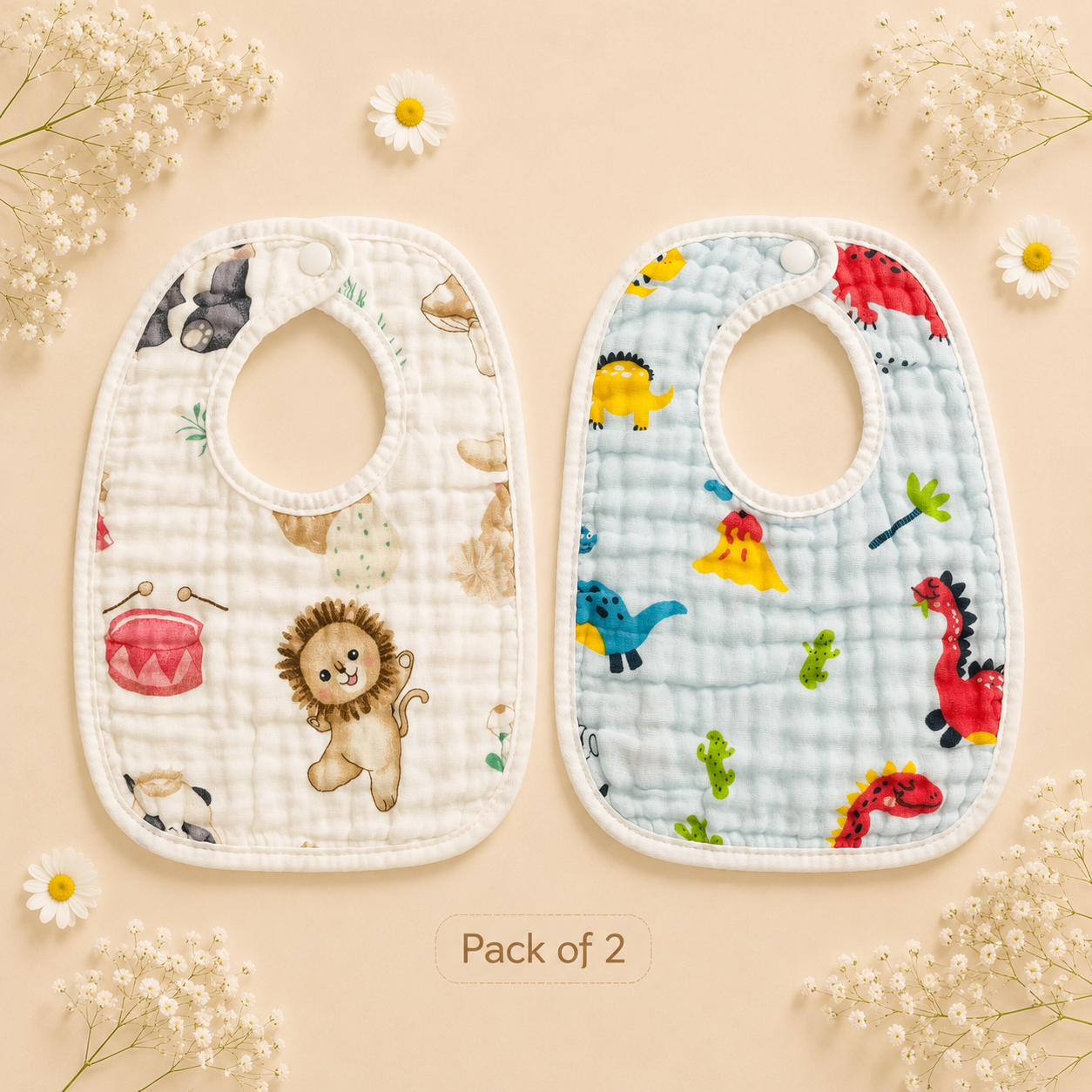 Bibs - Dino Pack of 2