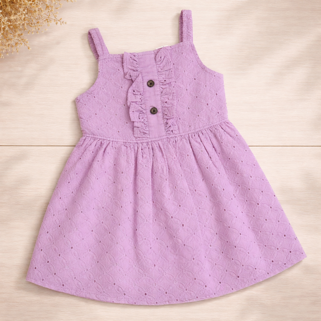 Hakoba Frock- Purple