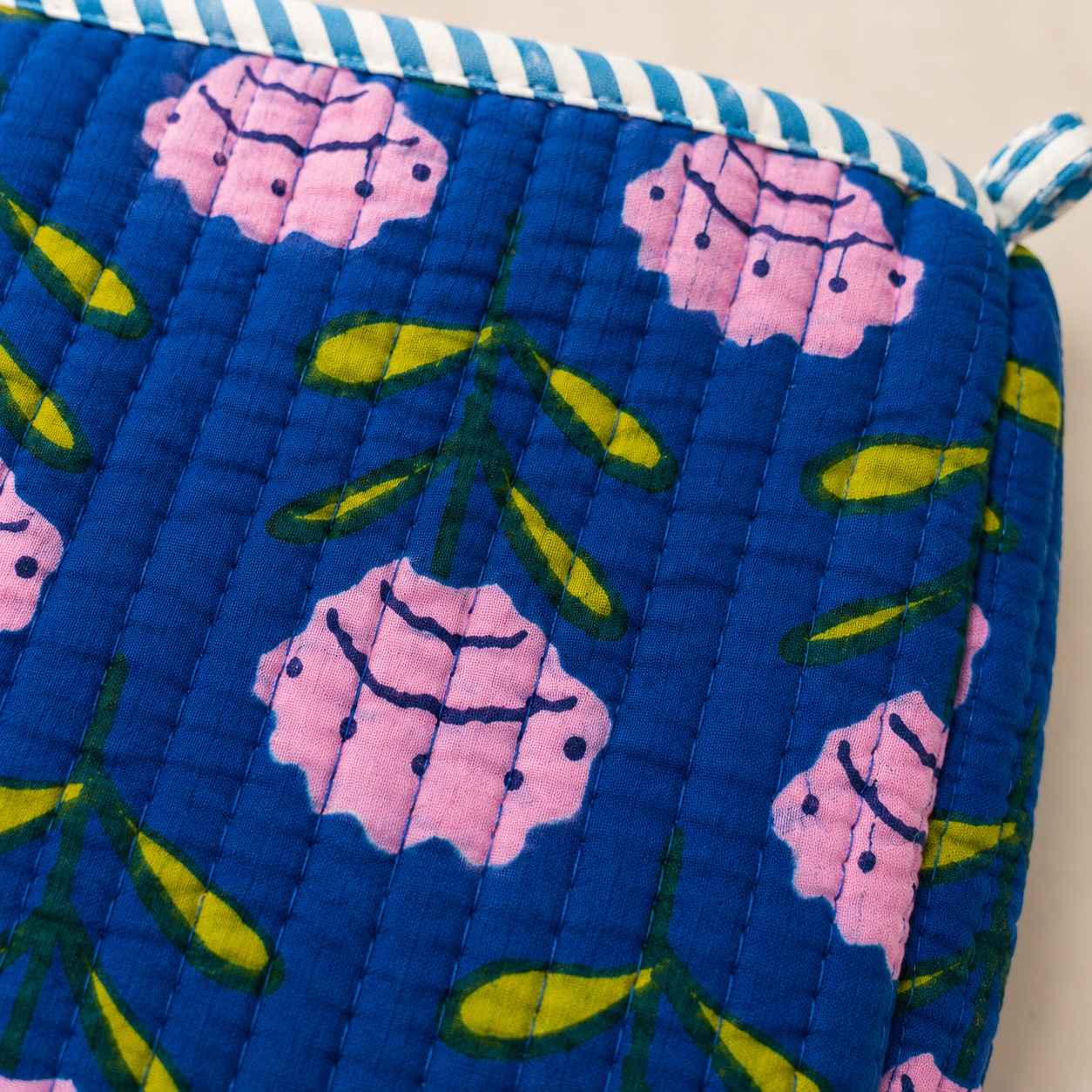 Pack of 3_ Blue Floral- Toiletry bag