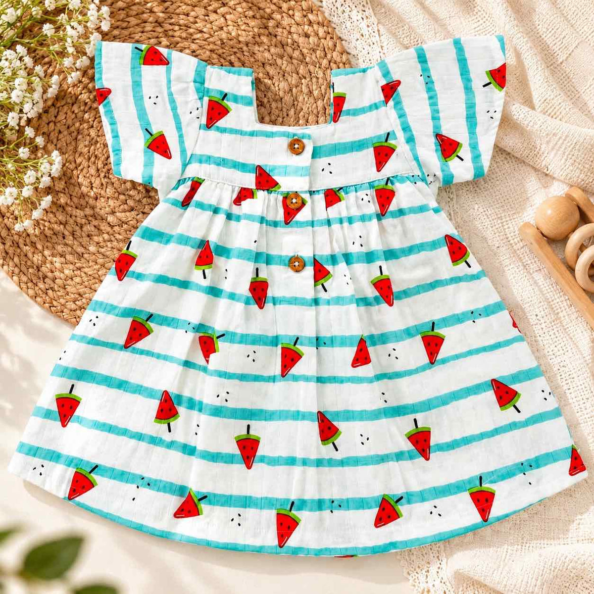 Aria watermelon frock