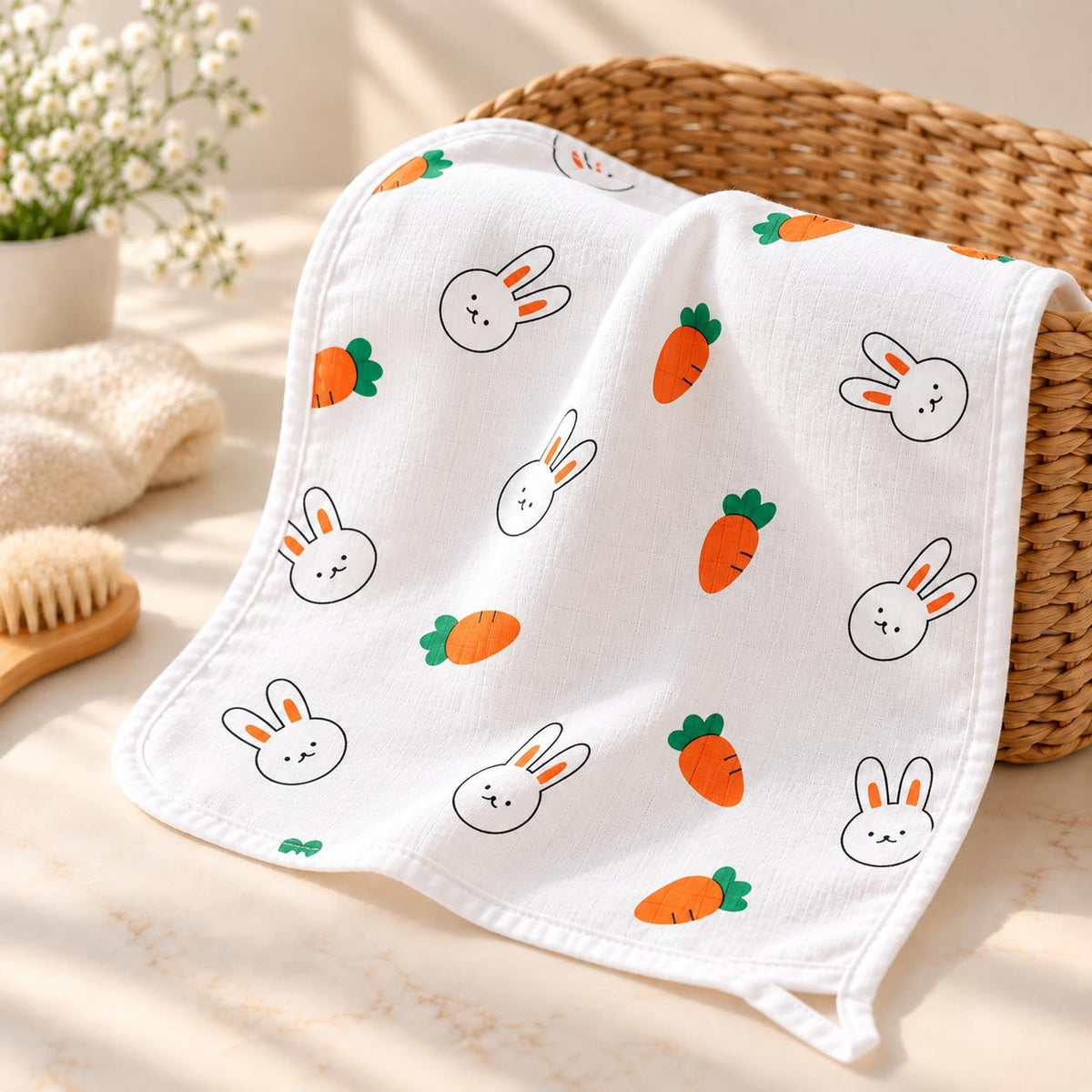 Wash Cloth- Carrot