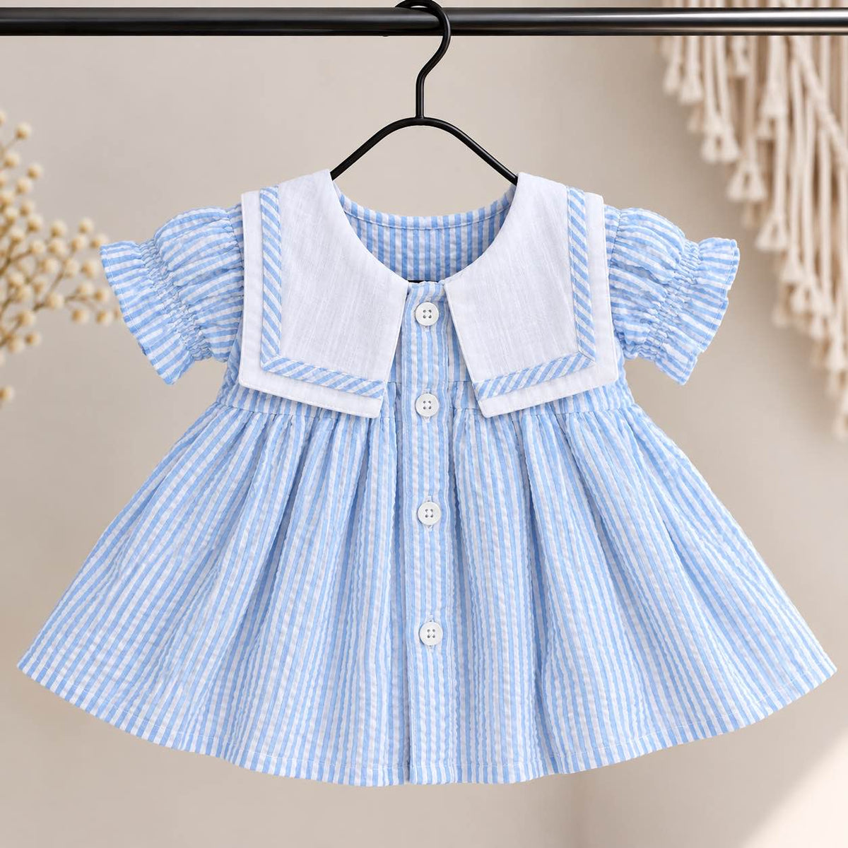 Blue breeze-frock