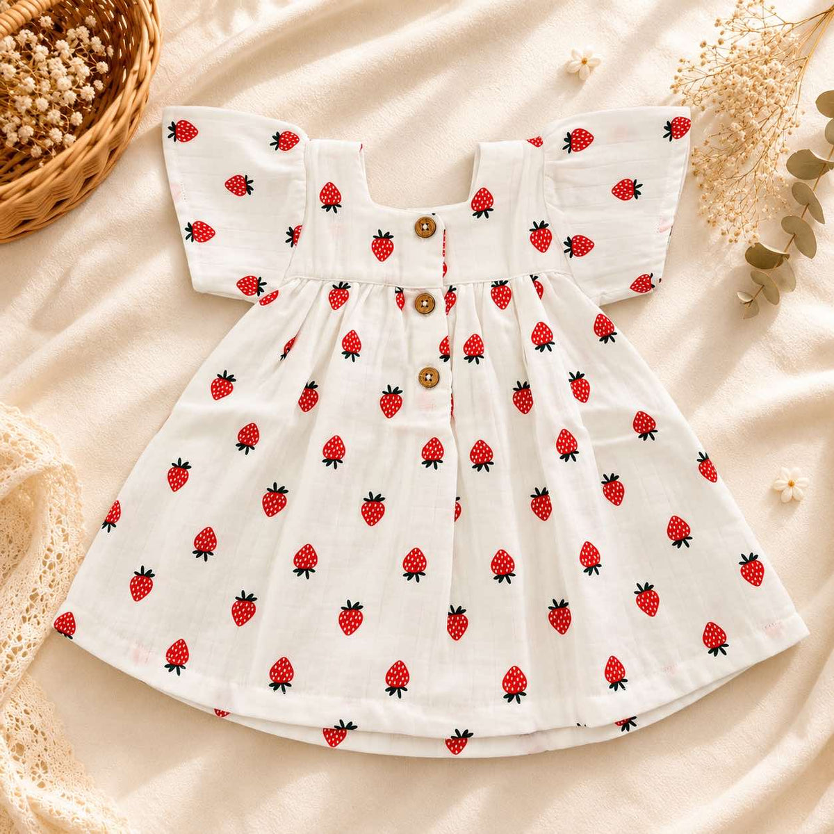 Aria strawberry frock