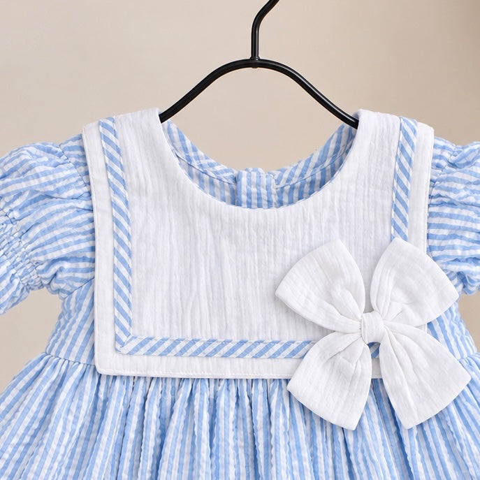 Blue breeze-frock