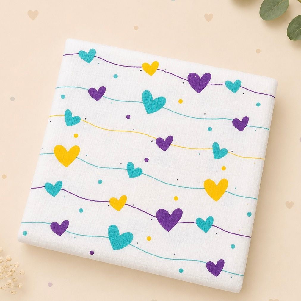Colour Heart - Swaddles