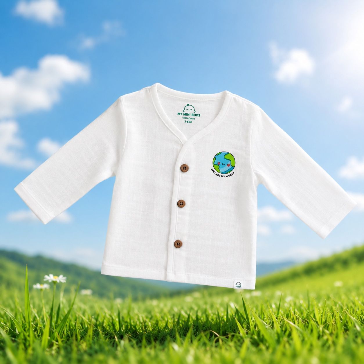 Muslin full sleeve Jabla- Mini World