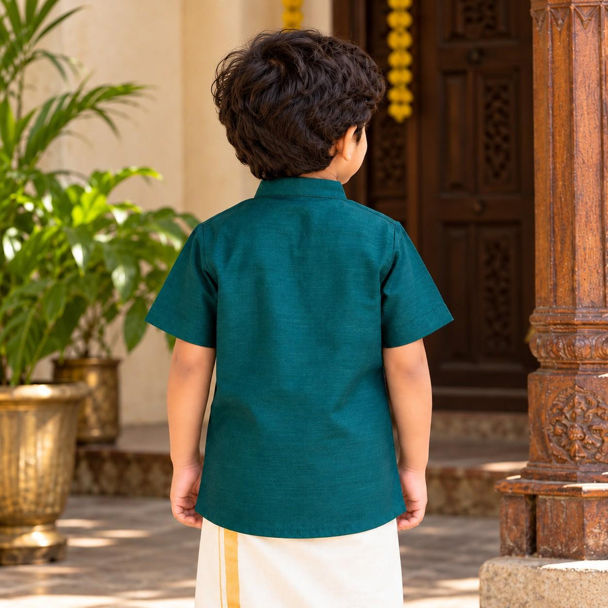 Regal Petal Ethnic Shirt