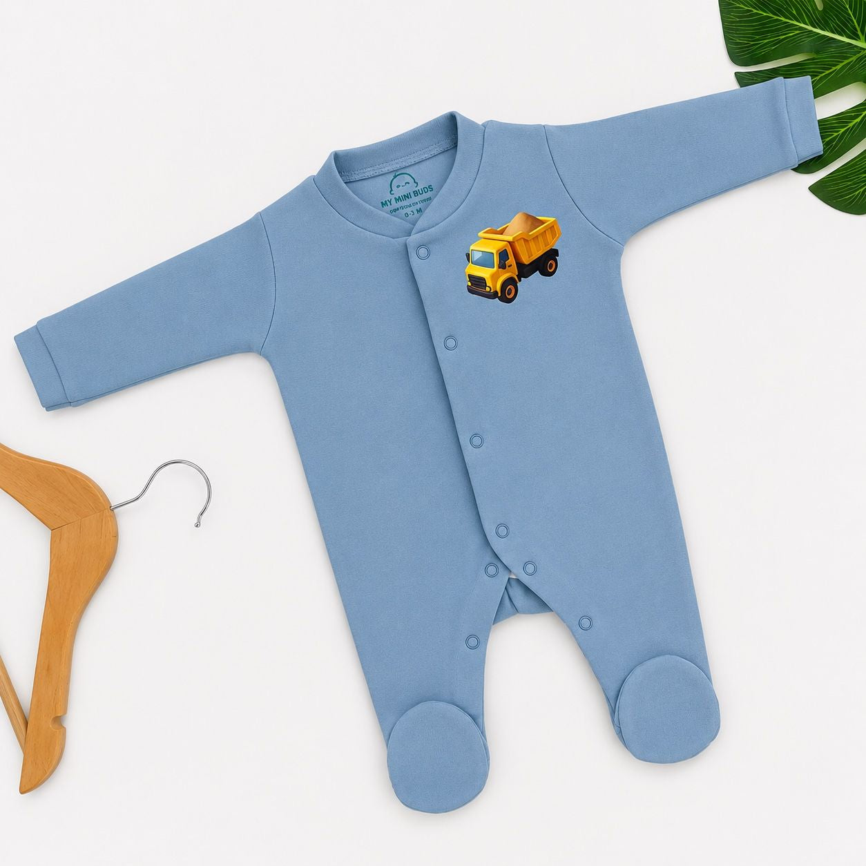 Blue Vehicle - Sleep Suit
