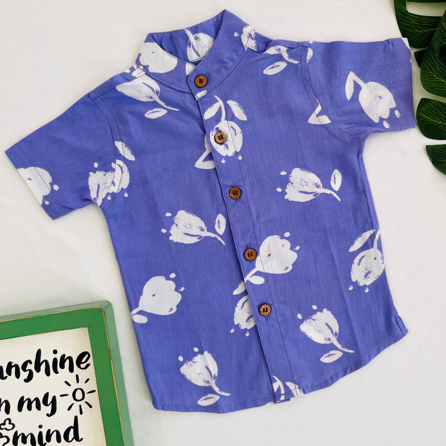 Purple White Flower - Shirt
