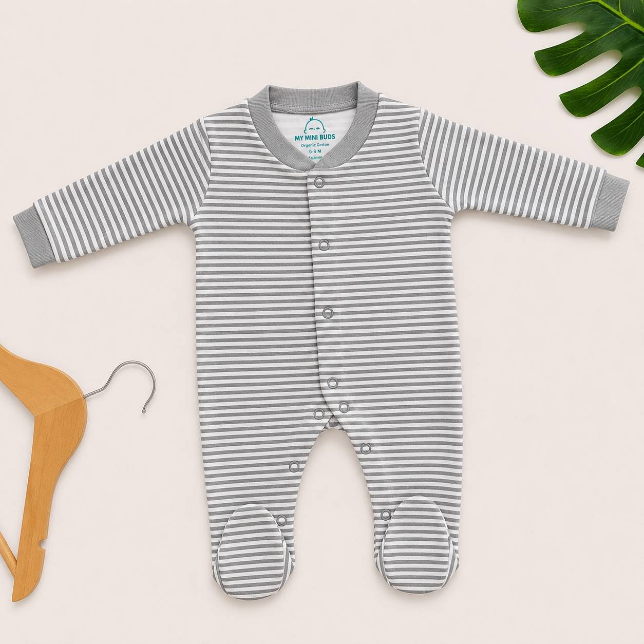 Sleep Suit-  grey Combo