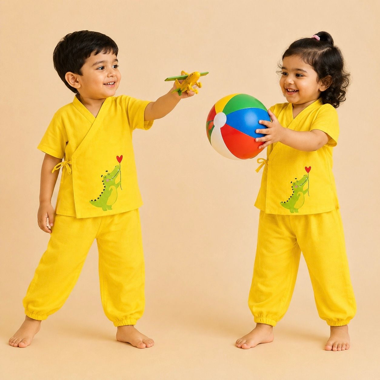 A Happy Crocodile- Kimonos set