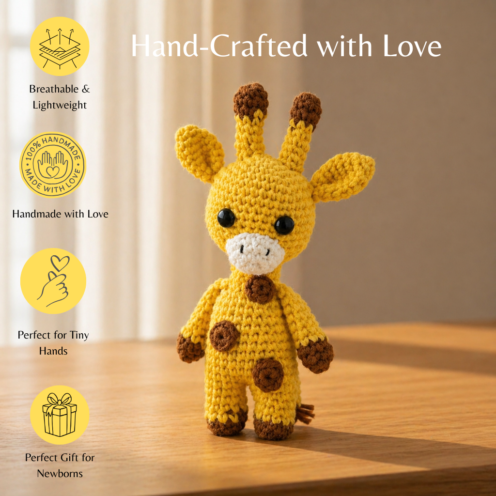 Crochet Toy-Giraffe-Handmade