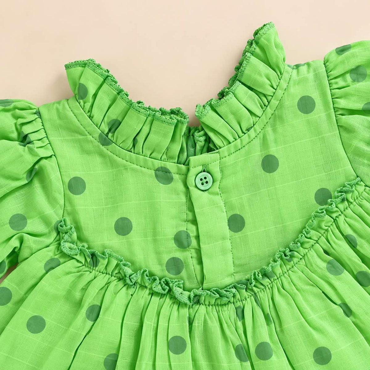 Minty Dot Frock