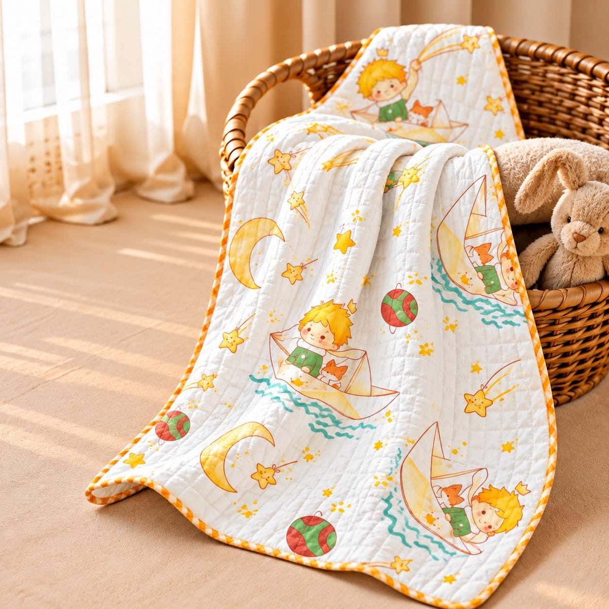 Little prince -2 layer Blanket 85*85cm
