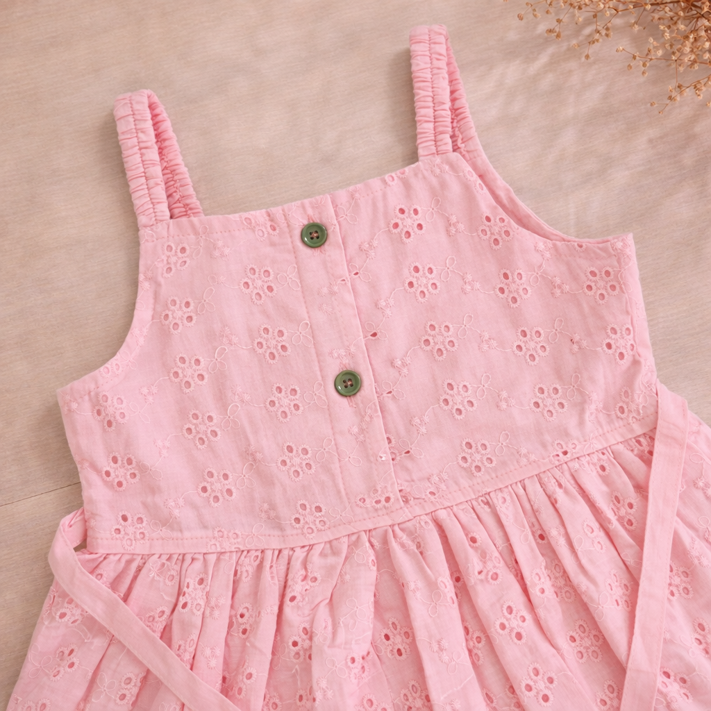 Hakoba Frock - Pink