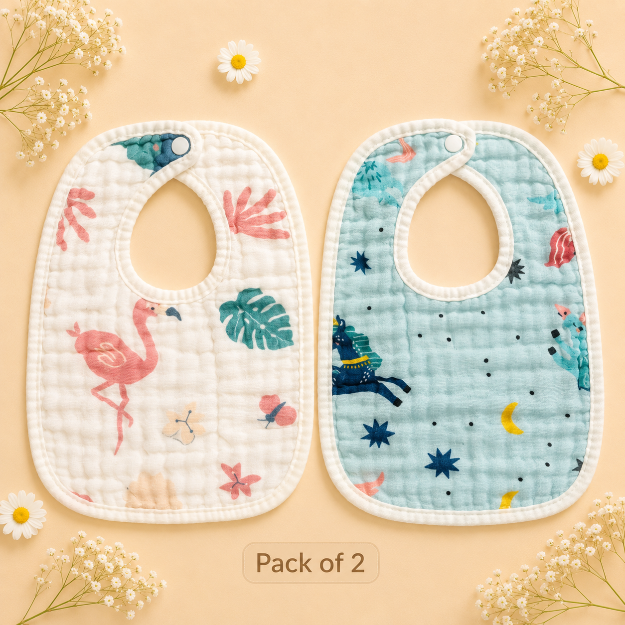 Bibs - Birds Pack of 2