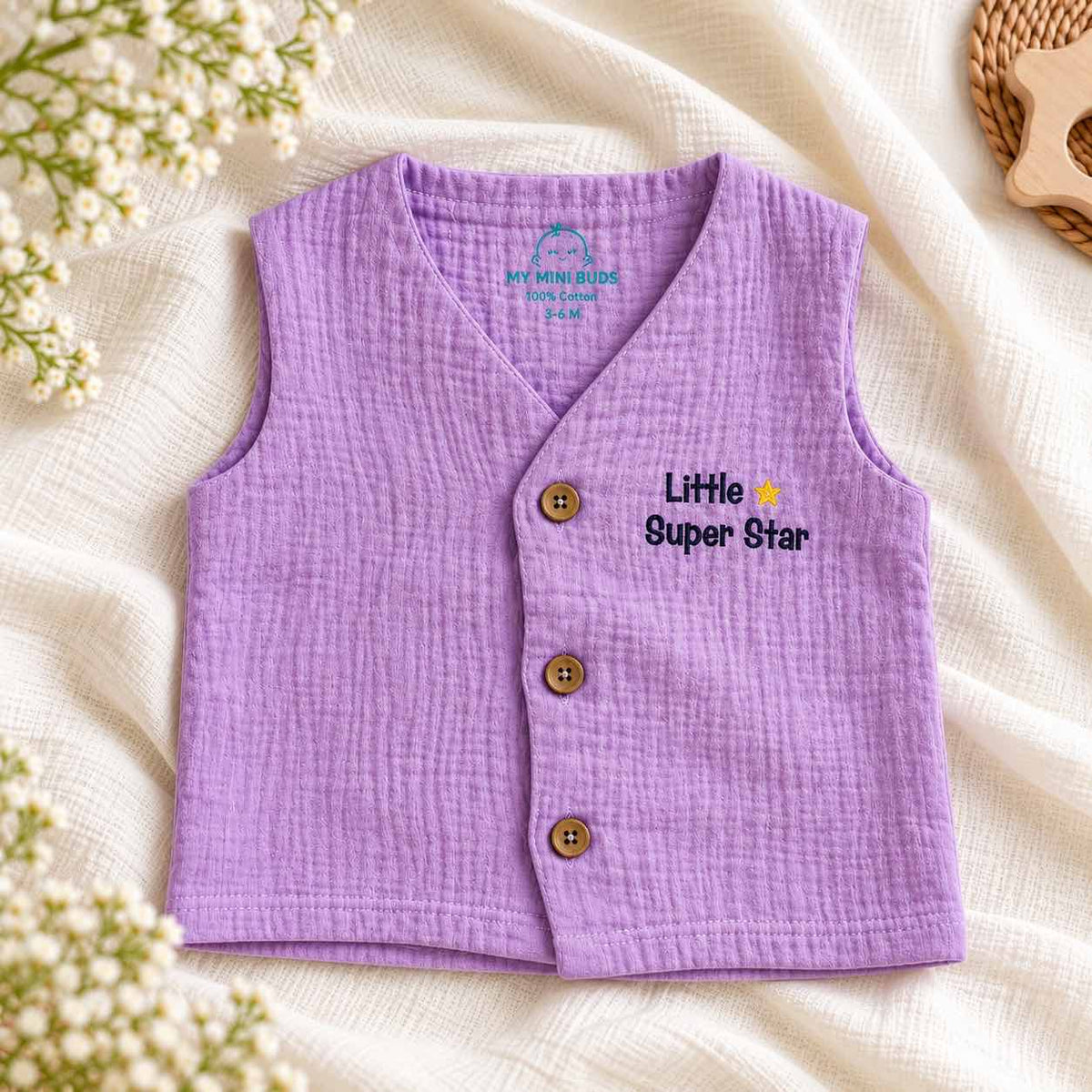 Little super star vest & short sets