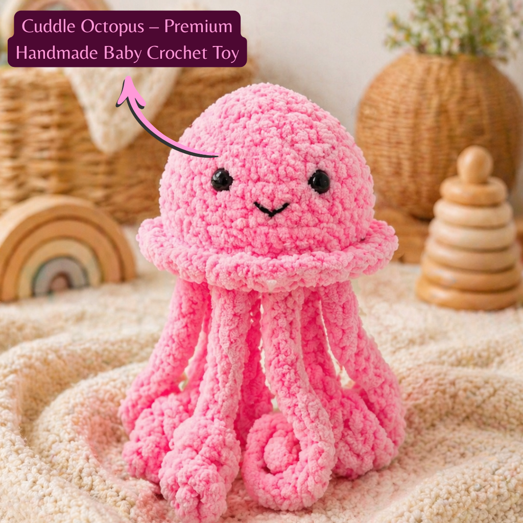Crochet Toy-Octopus-Handmade