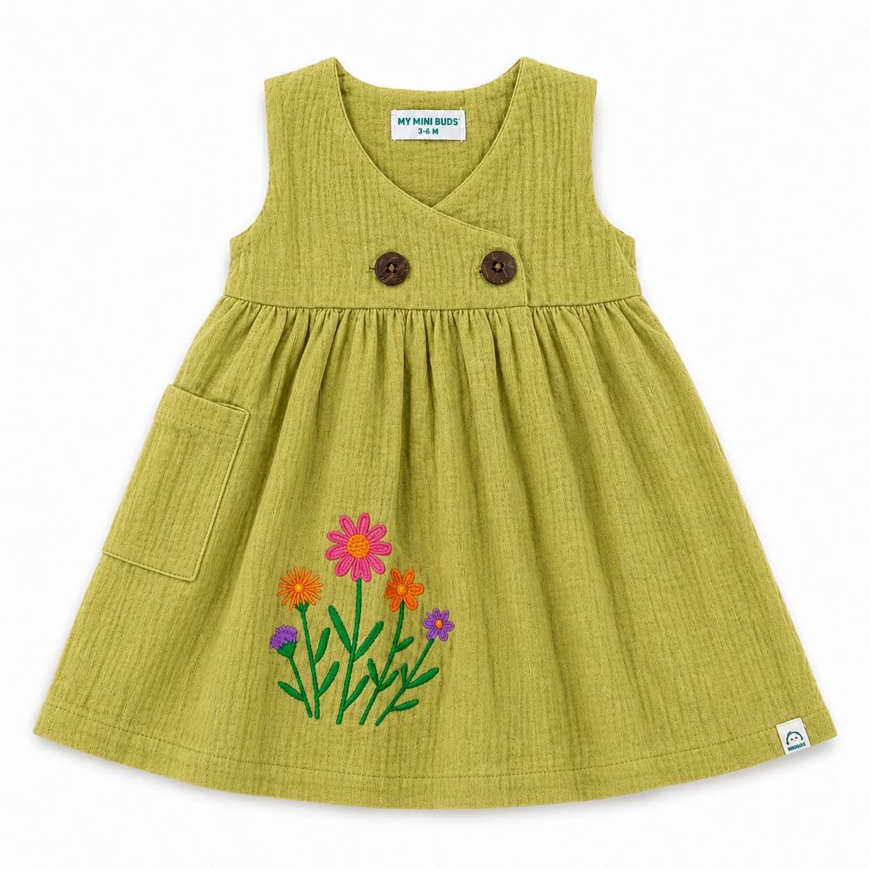 Green Kimono Frock
