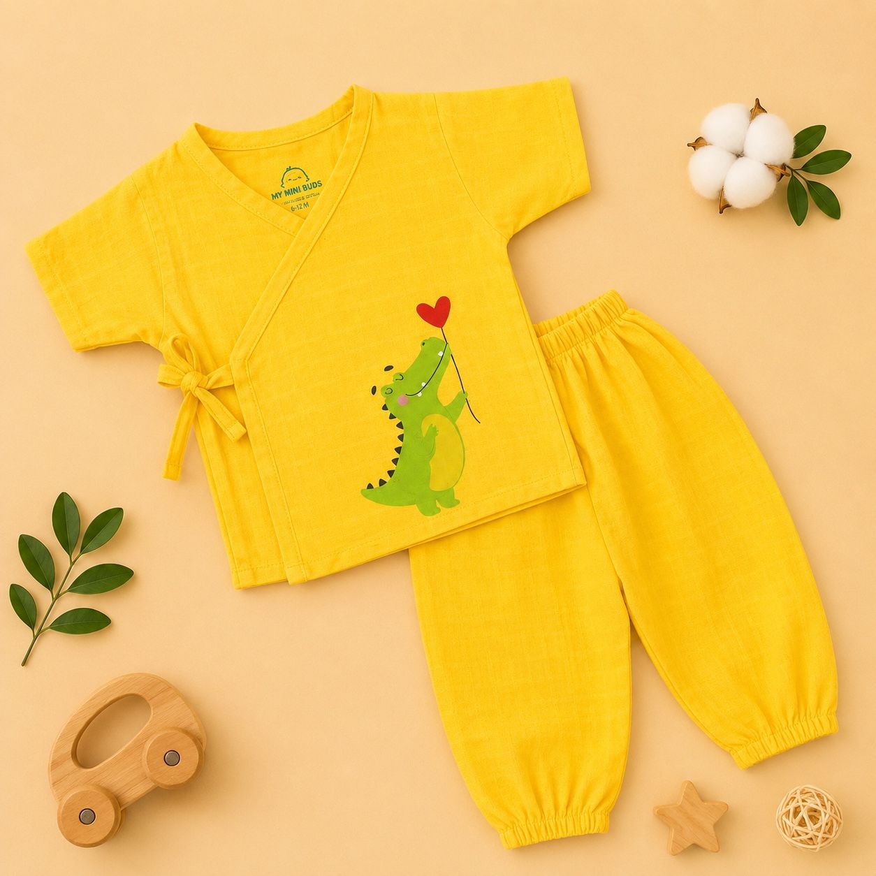 A Happy Crocodile- Kimonos set