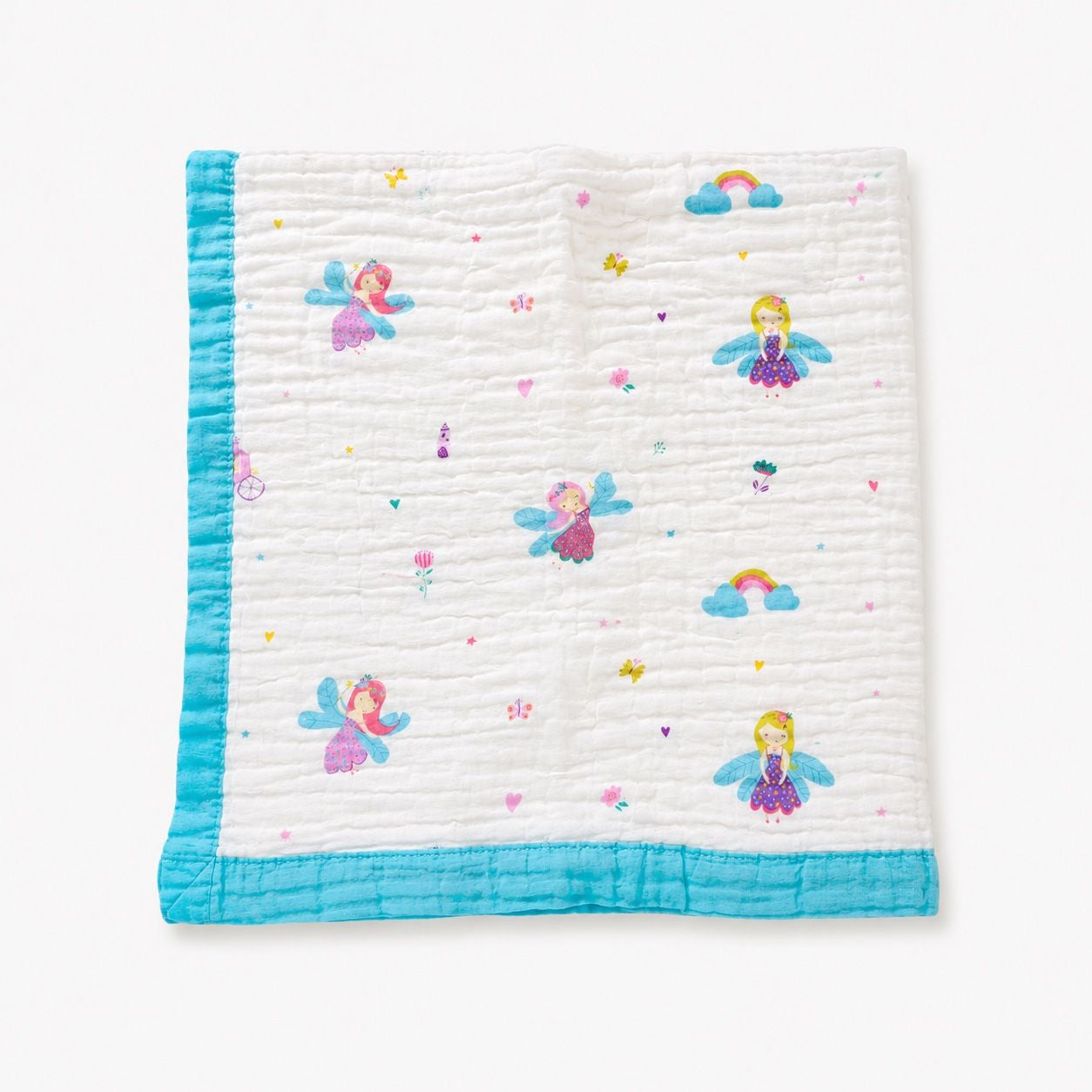 Princess - 6 Layer Crinkle Muslin Baby Blanket - 110*110cm