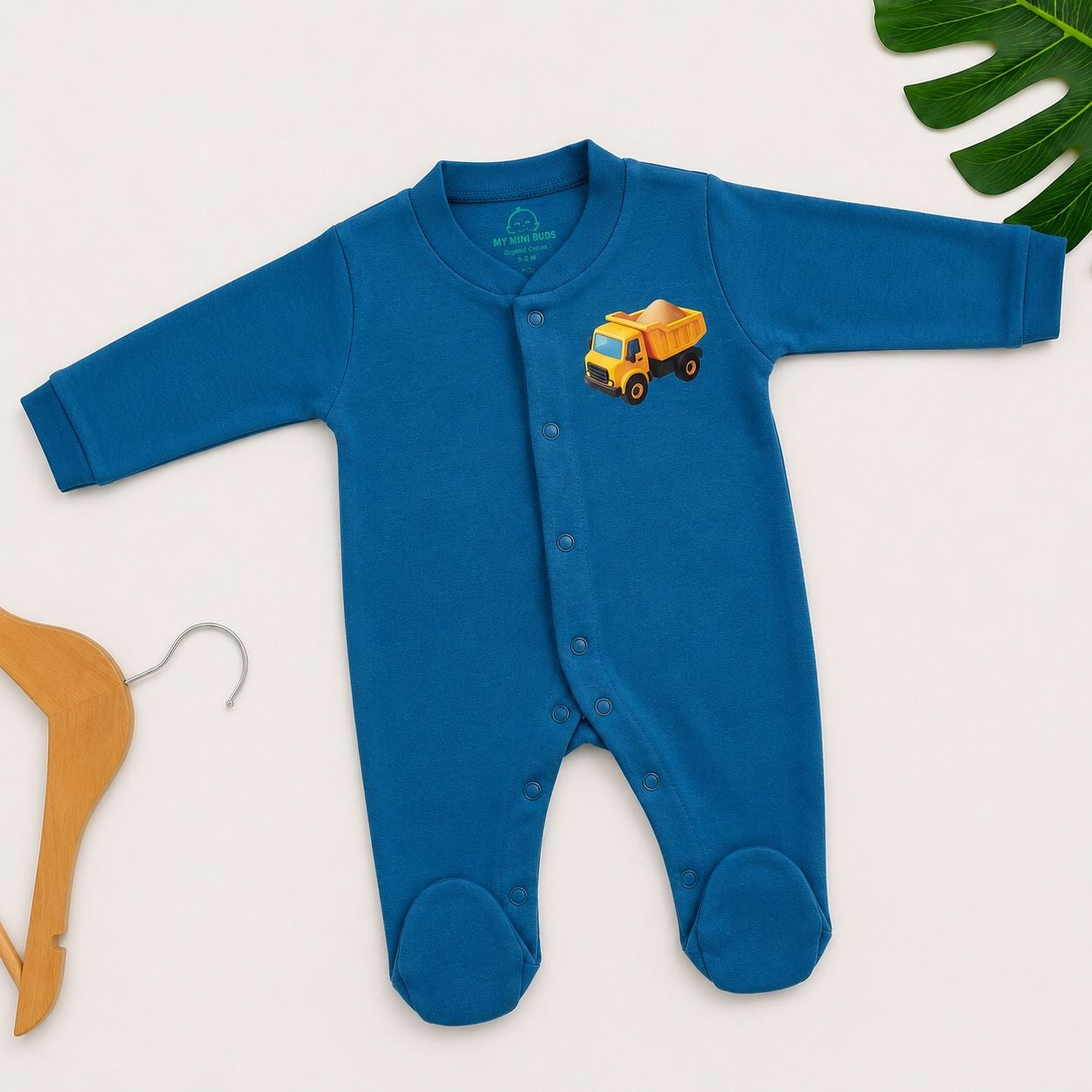 Sleep Suit- Drak Blue Combo