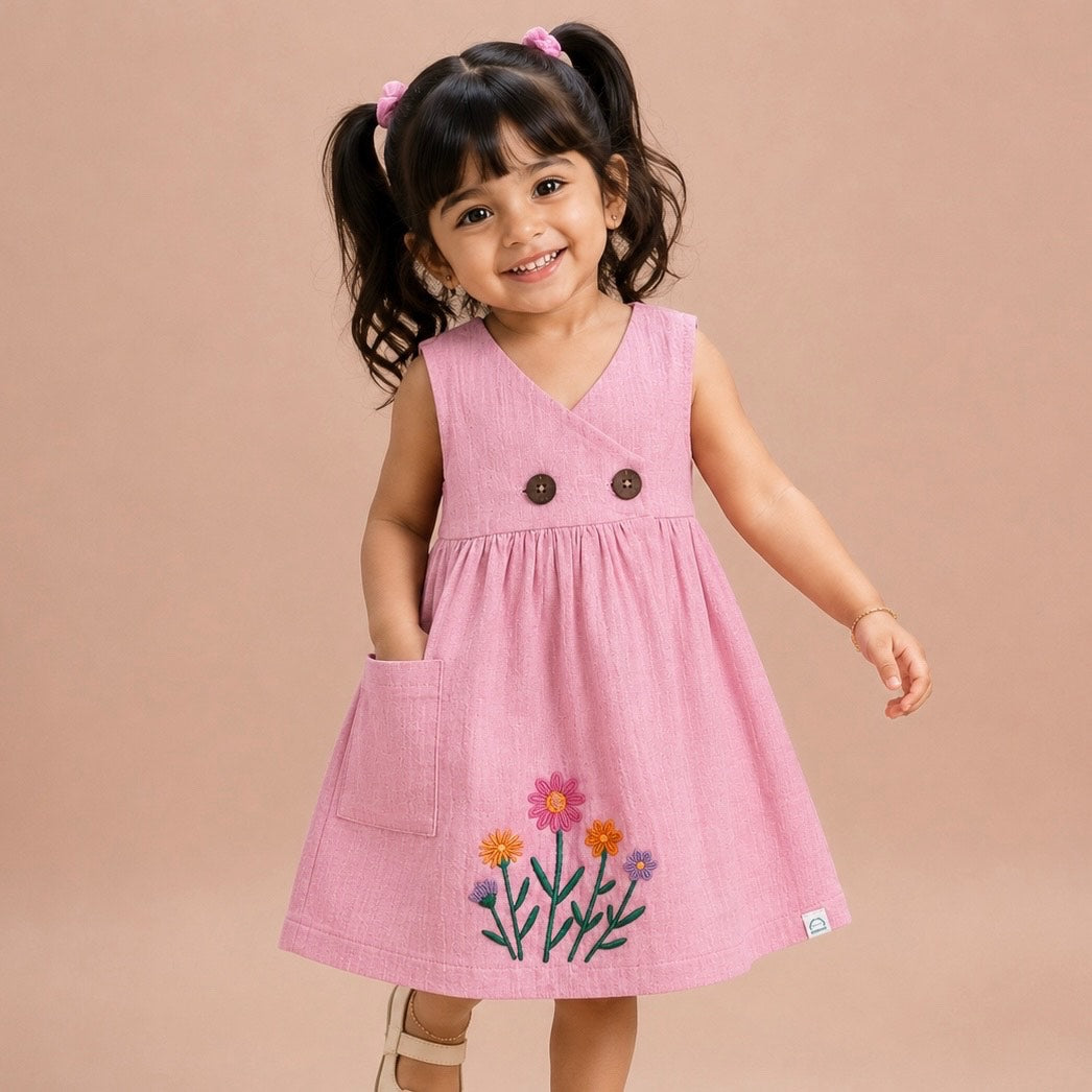 Pink  Kimono Frock