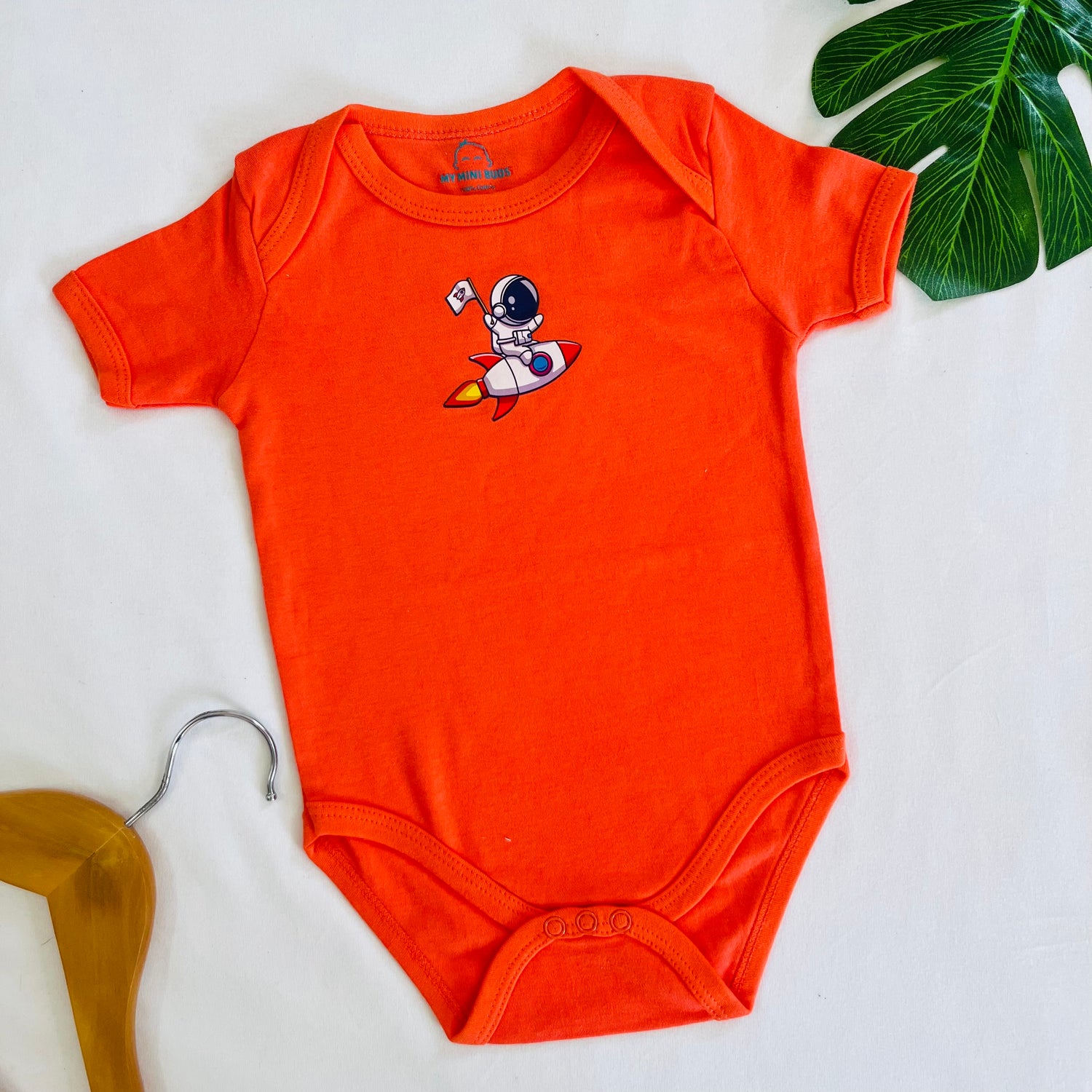 Orange Rocketprint - Rompers