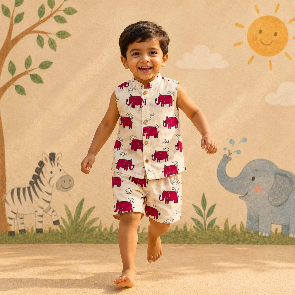 Jumbo Joy Sleeveless Co-ord Set