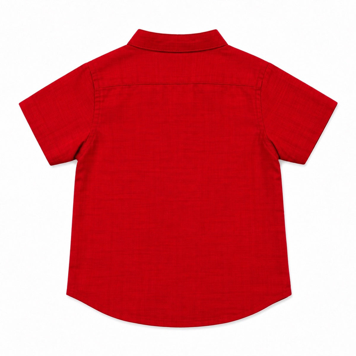 Kids Ethnic Shirt - Red geomentry
