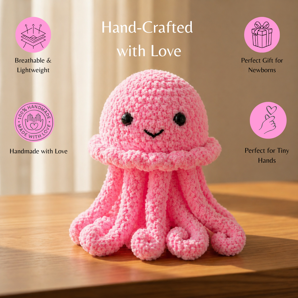 Crochet Toy-Octopus-Handmade