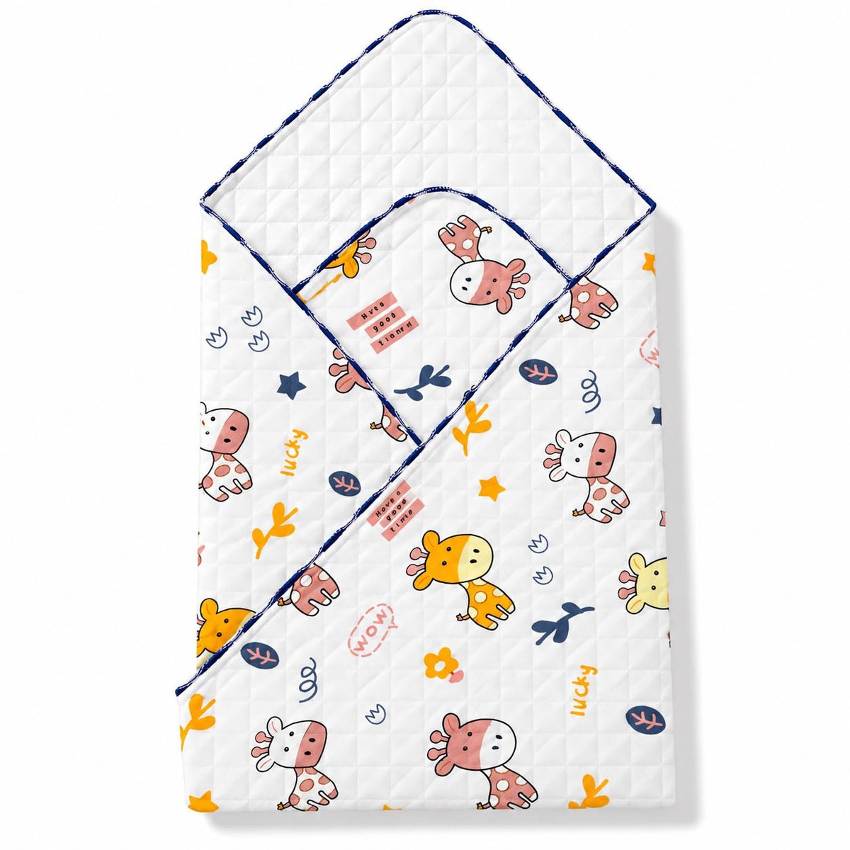 Giraffe -2 layer Blanket 85*85cm