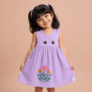 Purple  Kimono Frock