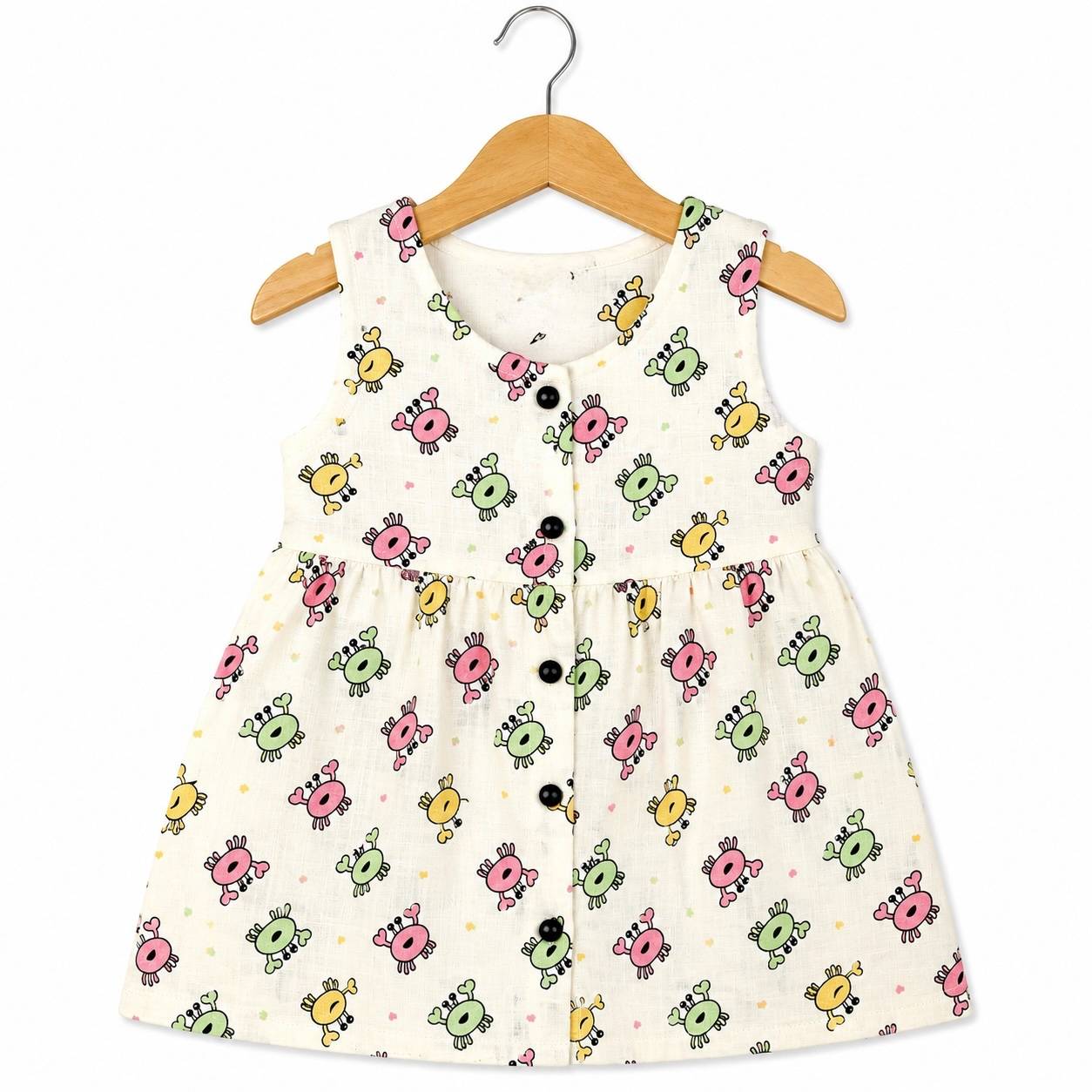 Sleeveless Frock- Crab