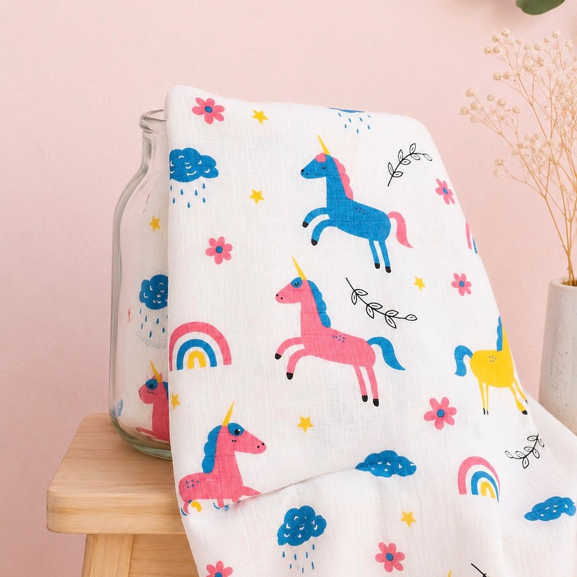 Pack of 5 (Assorted) -Muslin Towel- First Combo