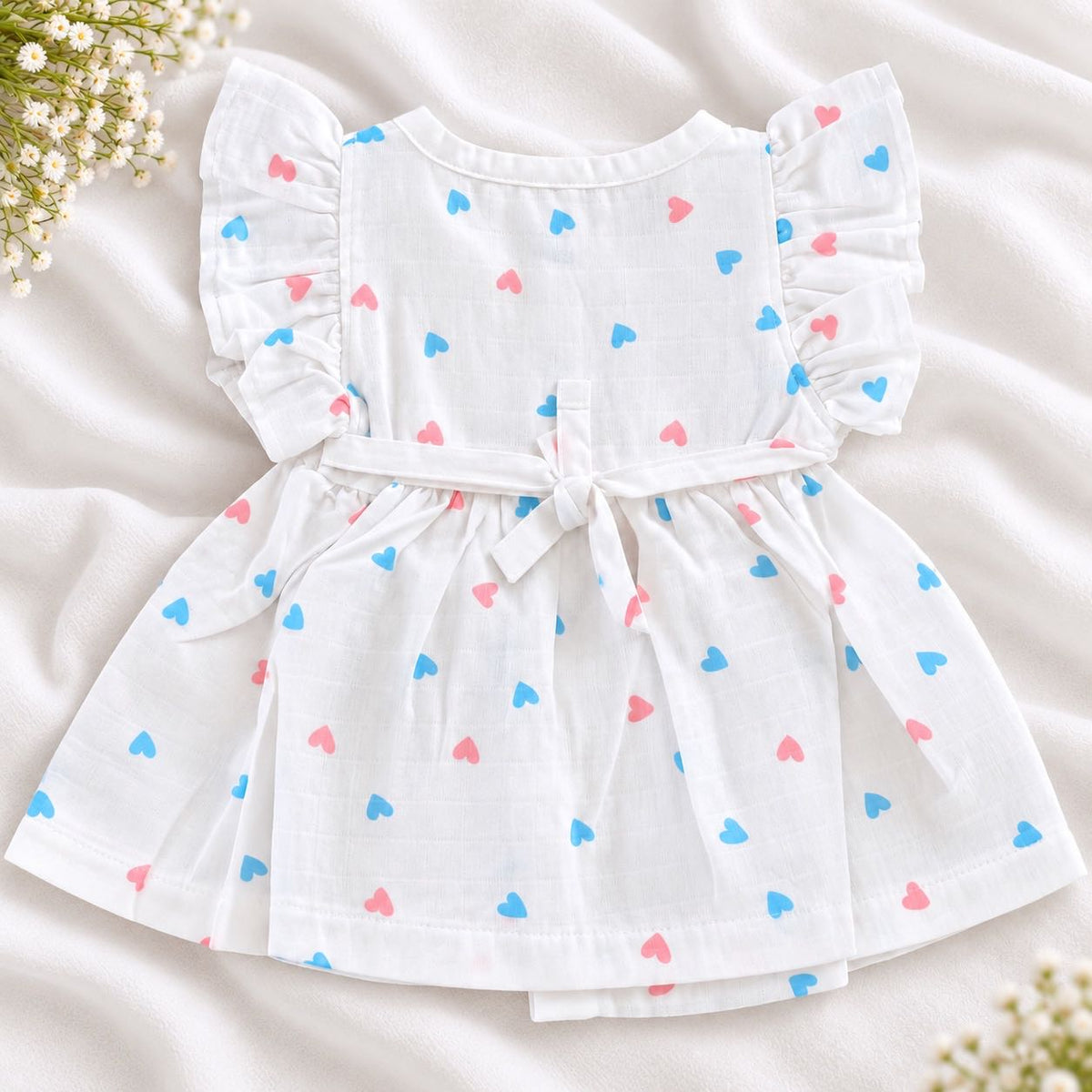 Pastel Hearts Frill Frock