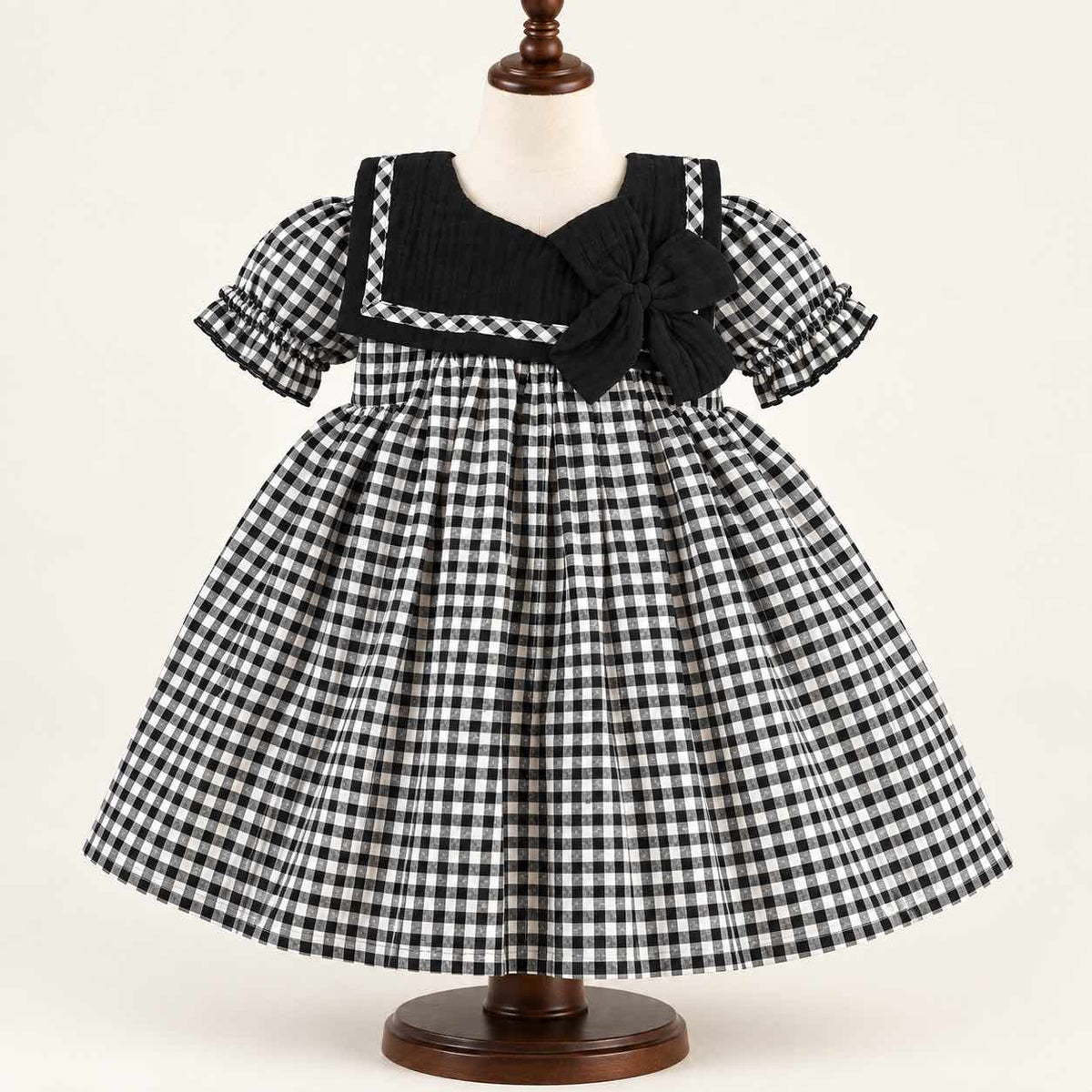 Black Sailor Collar frock