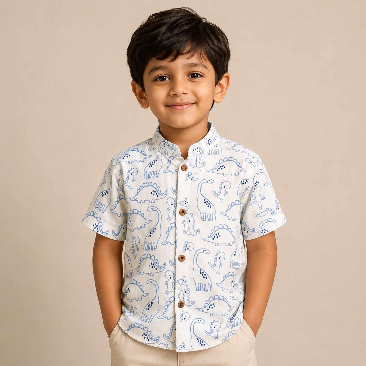 White Dino  - Shirt