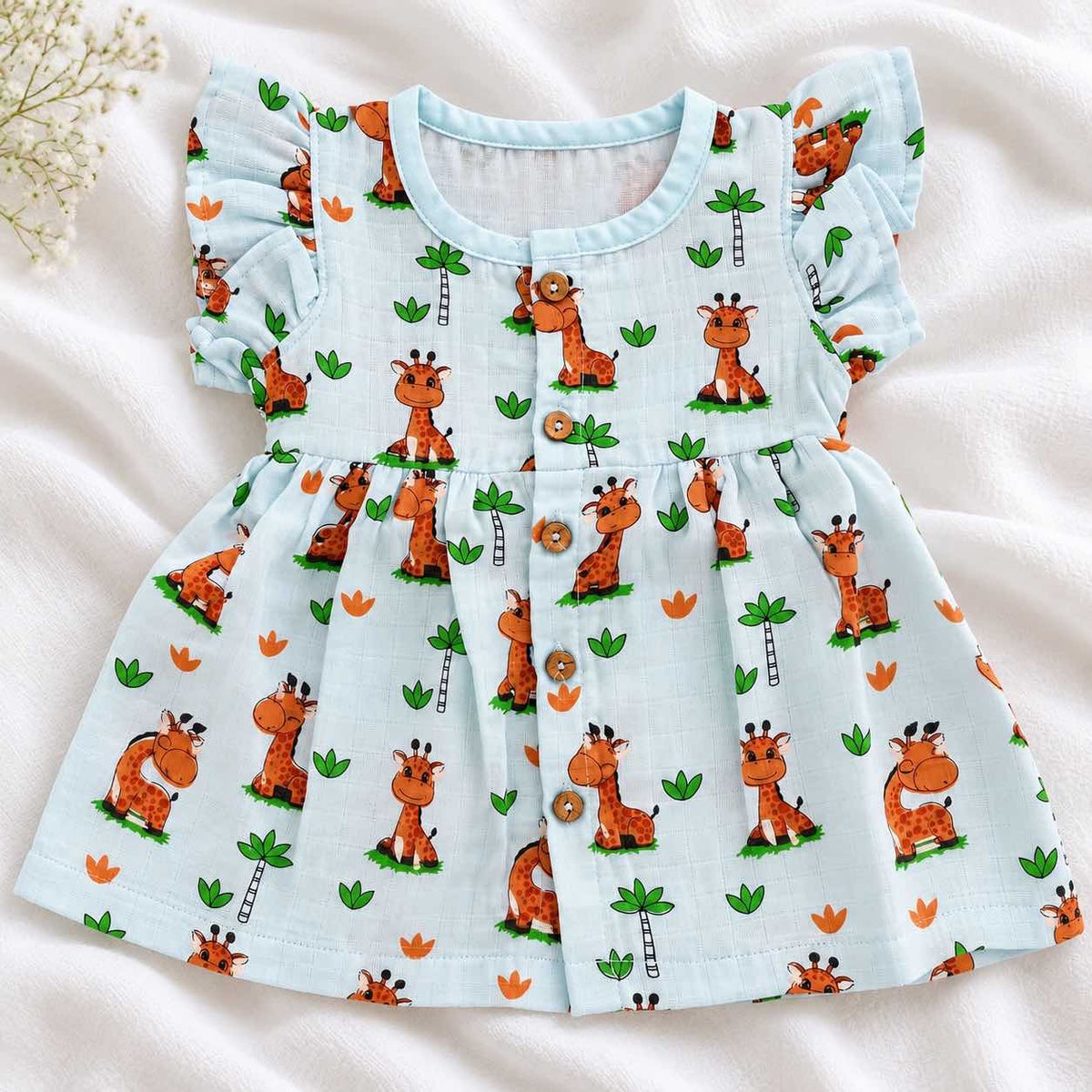 Safari Sprout Frill Frock