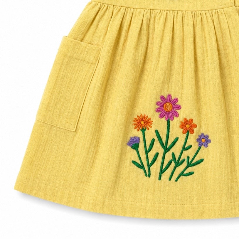 Yellow Kimono Frock